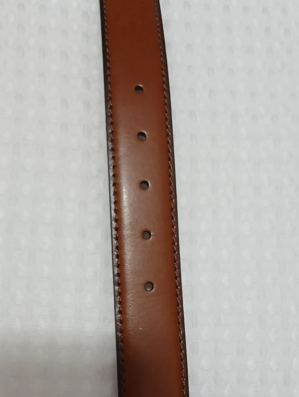 Men's Full Grain Italian Leather Classic Cognac Brown Belt 46/115